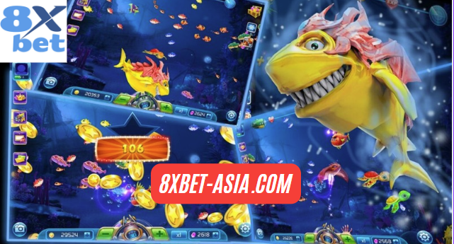 Hình ảnh game bắn cá đổi thưởng với hành động hấp dẫn tại 8xbet