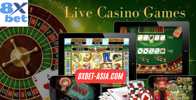 Trò chơi Casino Live hấp dẫn tại 8xbet.